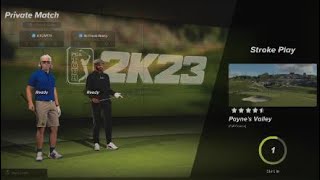 PGA 2K23 - Online H2H - Payne's Valley GC