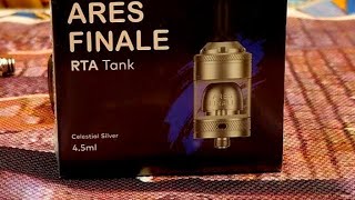 unboxing Ares Finale Rta Tank فتح علبة اريس فاينال