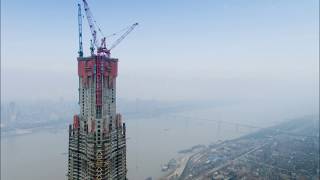 Wuhan Greenland Center construction