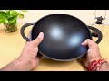 🛍new big sale 🛍the indusvalley super smooth cast iron kadai round bottom