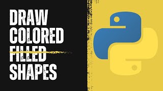 Draw colored filled shapes in Python Turtle | How to draw colored filled shapes in Python Turtle