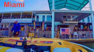 Miami 4K Tour: Sunset Speedboat Bliss - Unveiling Miami's Unique Charms