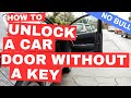 How To Unlock A Car Door Without Key