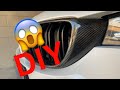 DIY| HOW TO REPLACE FRONT KIDNEY GRILL ON BMW F30/F32/F36 EASIEST WAY!