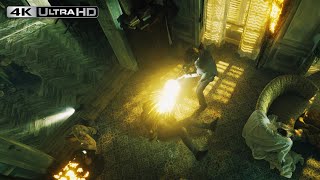 John Wick: Chapter 4 | 4K HDR | Overhead Gun Fight - Dragons Breath Rounds