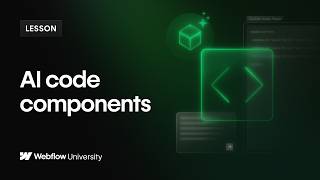 AI code components in Webflow