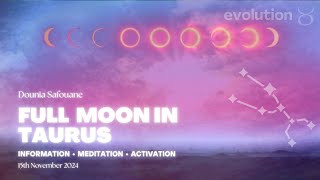 Full Moon in Taurus - 15th November  2024