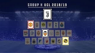 Juventus' 2018/19 UEFA Champions League draw
