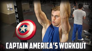 CAPTAIN AMERICA'S WORKOUT PLAN!!! Full workout w/ Chris Evans quotes  - NO EXCUSES, NO LIMITS!!!