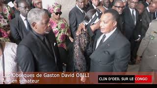 LES OBSEQUES DE GASTON DAVID OBILI, ANCIEN SÉNATEUR