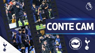 Conte's touchline reactions from Brighton win! | Brighton 0-2 Spurs | CONTE CAM