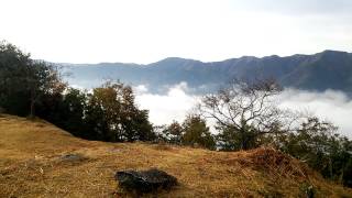 兵庫県 丹波市 春日町 黒井城跡(保月城跡) 雲海 360度展望