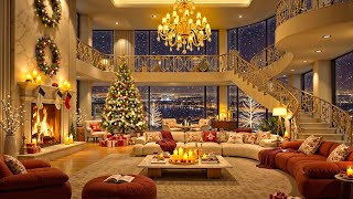 Christmas Jazz 2025 in Cozy Luxury Apartment ❄ Smooth Jazz & Fireplace for Relaxation