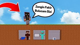 ZENGİN VS FAKİR #224 - Hırsız Zengin ve Fakiri Öldürecek mi? (Minecraft)