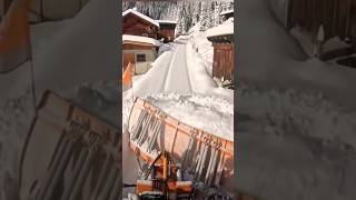 Greyder Operatörü sanatını konuşturdu #snow #excavator #automobile