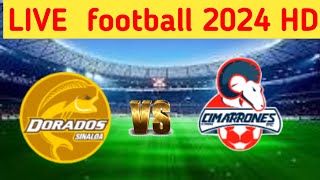 TUDN / Dorados Vs Cimarrones De Sonora Live🔴Expansión MX  goles 2023