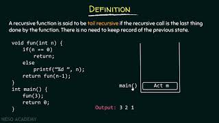 Types of Recursion Part 2 Tail & Non tail Recursion