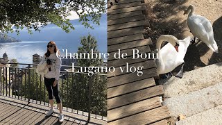 travel vlog. 지난 루가노 여행. 로마에서 루가노. 아침 산책. 스위스 루가노.