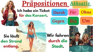 Learn German quickly: 6 accusative prepositions you need to know! 💬🔑