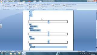 Reference Tab Mark Entry \u0026 Mark Citation / Office 2007