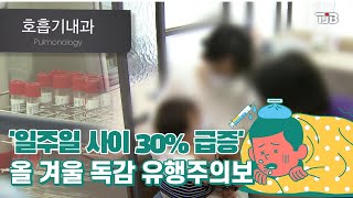 [닥터리포트] '일주일 사이 30% 급증'..올 겨울 독감 유행주의보｜ TJB 대전·세종·충남뉴스