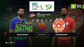 Multan Sultans Vs Islamabad United | PSL 2024 Season 9 - Match 5