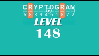 Cryptogram Level 148 Answers ✅ | Go Answer