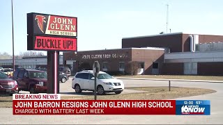 John Glenn football coach charged with battery against student resigns