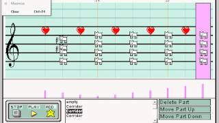 Persona 4 - Corridor in Mario Paint Composer [Piano SF]