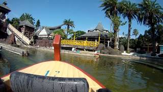 Mighty Mountain Flume Adventure Ride Leofoo Village Theme Park Taiwan Front Row POV