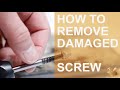 How to Use a Screw Extractor | The proper way.