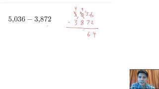 Subtracting Large Numbers with Regrouping