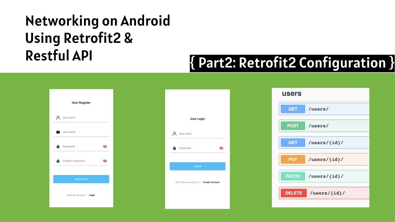Networking On Android Using Retrofit2 And Restful Api Part2 Youtube