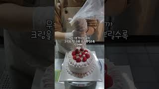 케이크선물 어떤가요? #카페브이로그 #cake #카페사장 #카페이야기 #카페 #strawberry #dessert