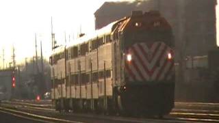 Metra 611 Inbound at Franklin Park