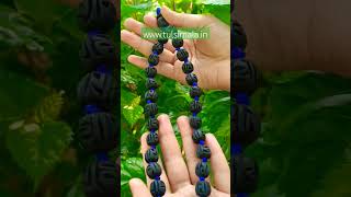 Original Shyama Tulsi Radha Name 27+1 Beads Japa Mala Vrindavan India +91 93113 60716