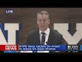 NYPD Briefing On Arrest On Attack On Asian Woman