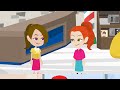 ella s summer job is hairdresser english funny animated story ella english