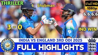 Full Highlights | India vs England 2nd ODI Highlights 2024 | IND vs ENG 2nd ODI Highlights 2024