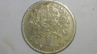 1 ESCUDO PORTUGUÊS COIN 1927