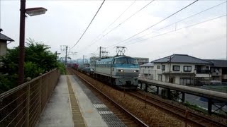 JR貨物 EF66-110号機[吹] 貨物列車5077レ【容赦ない大爆走!!!】