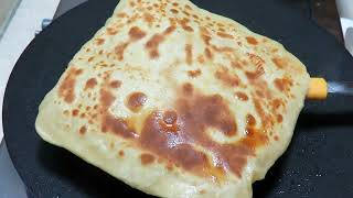 Milk paratha recipe / Layered milk paratha / How to make paratha