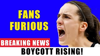 Fan Outrage Explodes! WNBA on Edge as Fan Boycott Sparks Major Concerns 🔥 Caitlin Clark