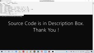 Basic Billing Program in Python | Python Basic Project |
