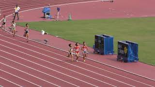 少年女子800m予選2組　茨城国体