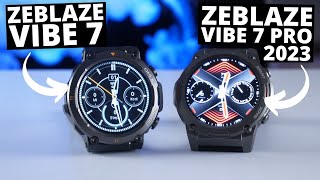 Zeblaze Vibe 7 vs Zeblaze Vibe 7 Pro: Hands-On Comparison of Rugged Smartwatches!