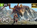 GOD OF WAR PC Dragon Boss Fight Gameplay RTX 3090 4K ULTRA HD