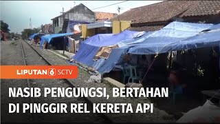 Derita Pengungsi Gempa Cianjur, Bangun Tenda di Kandang Ayam hingga Rel Kereta Api | Liputan 6
