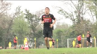 MTUTD.TV การฝึกซ้อมวันแรกของอาโอยามะครั้งแรกกับเอสซีจีเมืองทองฯ