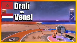 Drali vs Vensi | Morocco vs the Netherlands | Ranked Rocket League 1v1 Gameplay